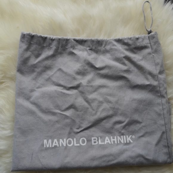 Signiture Manolo Blaknik Hangisi 105mm Satin pumps - Picture 11 of 11